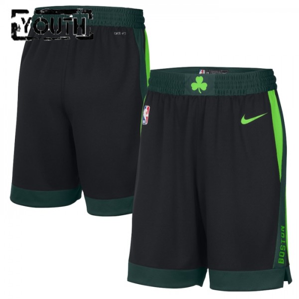 Boston Celtics NBA Shorts Nike 2024-25 City Edition Swingman - Kinder